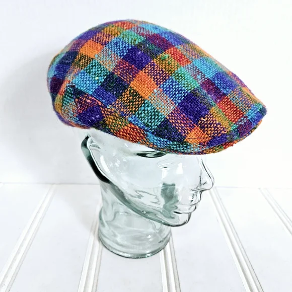 Irish rainbow tweed cap new arrivals